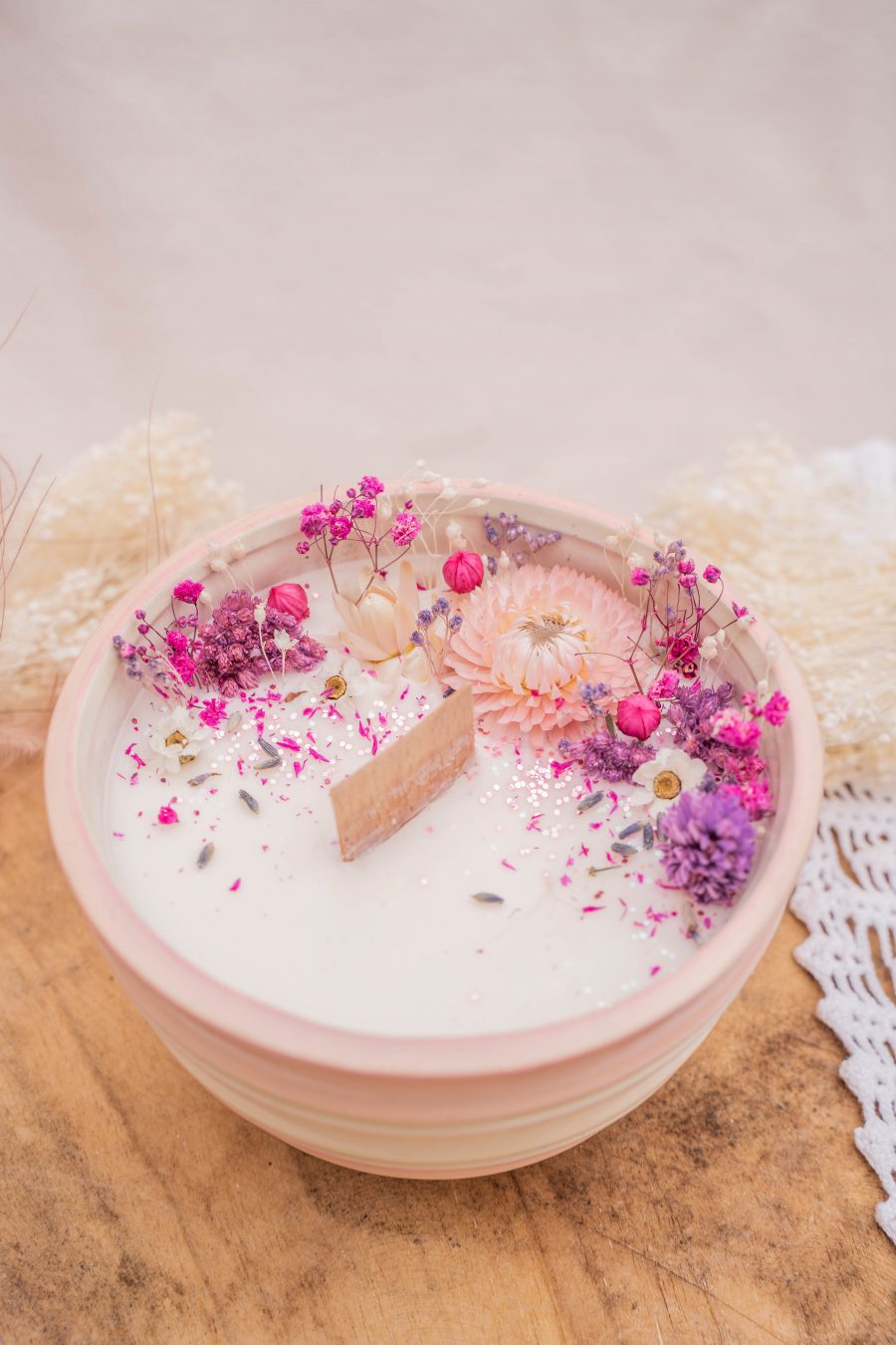 Bougie Poterie Seconde Vie