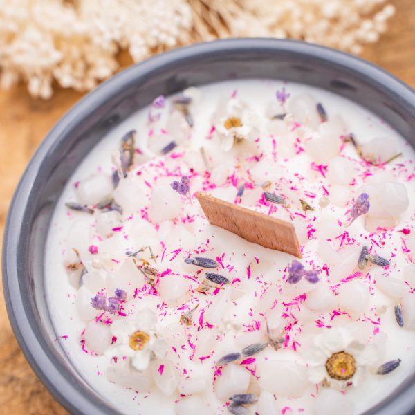 Bougies Seconde Vie Quartz Neige