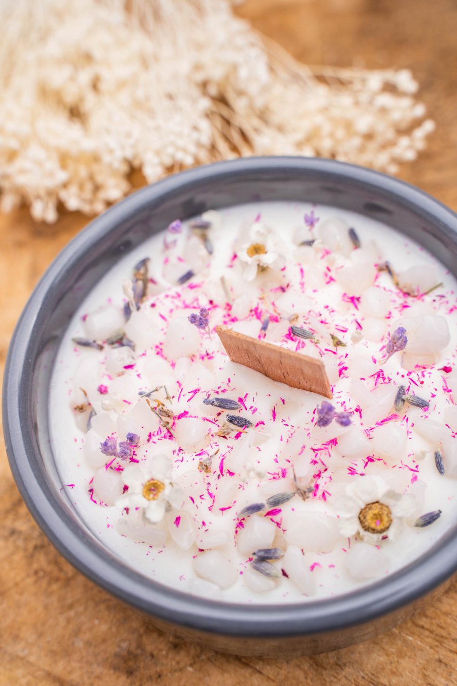 Bougies Seconde Vie Quartz Neige